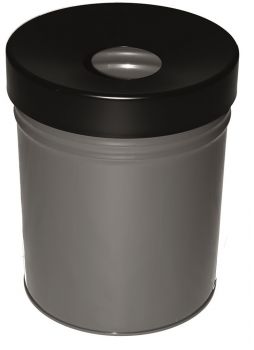 Abfallbehälter TKG FIRE EX 30 Liter Neusilber